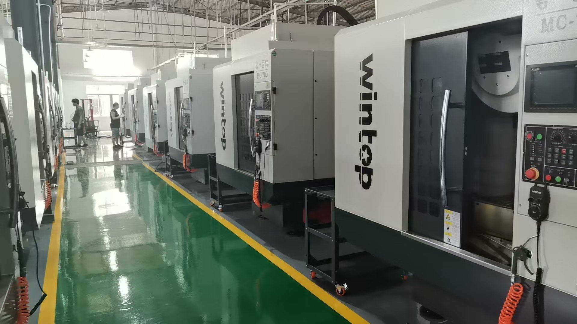 High-speed CNC production floor at Bisite