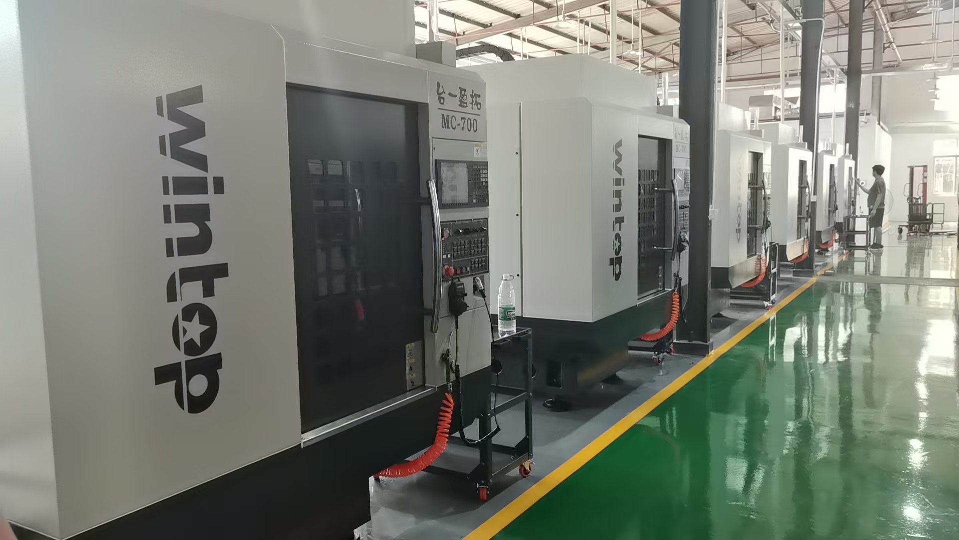 CNC equipment production floor